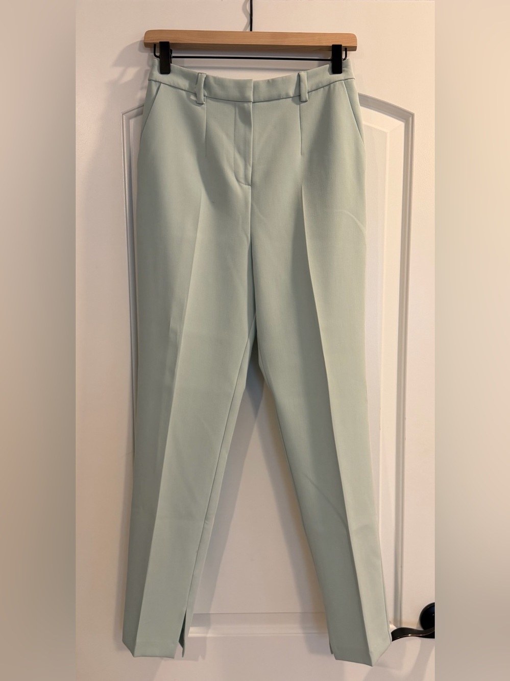 Topshop Pale Mint Tailored Trousers